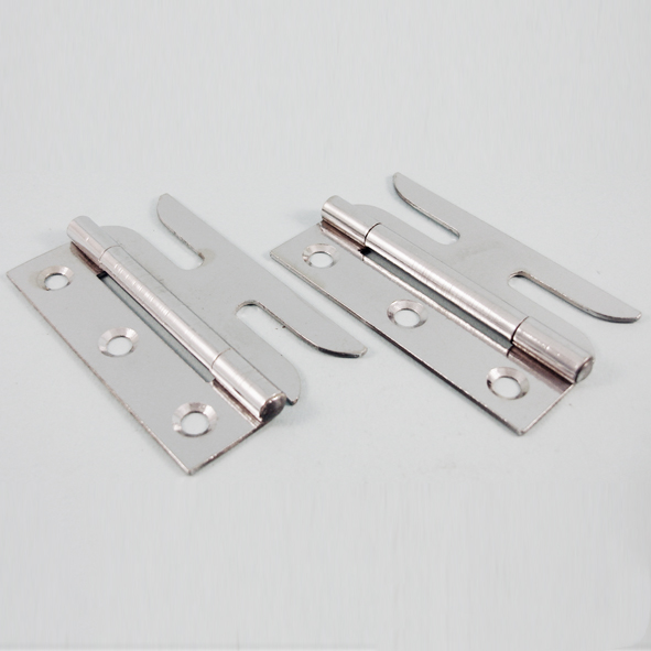 THD221/CP • 075mm • Polished Chrome [17.5kg] • Unwashered Steel Simplex Slotted Hinges